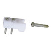 Perko Door Catches - White Nylon\/Stainless - Pair [0554DP]