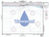 Waterproof NGA Chart 21489: Approaches to Puerto San Jose and Puerto Quetzal
