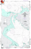 NGA Chart 28053: Boca Del Drago - Panama, Approx. Size 21" x 34" (SMALL FORMAT WATERPROOF)