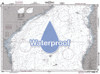 Waterproof NGA Chart 61450: Mozambique Channel