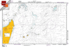 NGA Chart 702: Chagos Archipelago To Madagascar, Approx. Size 21" x 32" (SMALL FORMAT WATERPROOF)