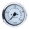 VDO Cockpit Marine 85MM (3-3\/8") Diesel Tachometer - 4000 RPM - White Dial\/Chrome Bezel [333-15273]