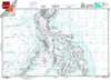 NGA Chart 91005: Philippines Central Part, Approx. Size 21" x 29" (SMALL FORMAT WATERPROOF)