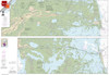 Small Format NOAA Chart 11365: Barataria and Bayou Lafourche Waterways Intracoastal Waterway to Gulf of Mexico