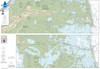 Waterproof NOAA Chart 11365: Barataria and Bayou Lafourche Waterways Intracoastal Waterway to Gulf of Mexico