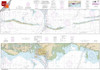 Small Format NOAA Chart 11374: Intracoastal Waterway Dauphin Island to Dog Keys Pass