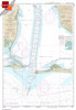 Small Format HISTORICAL NOAA Chart 11377: Mobile Bay Approaches and Lower Half
