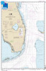 Large Format NOAA Chart 11460: Cape Canaveral to Key West