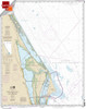 Small Format NOAA Chart 11484: Ponce de Leon Inlet to Cape Canaveral