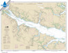 Waterproof HISTORICAL NOAA Chart 11554: Pamlico River