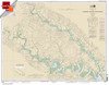 Small Format HISTORICAL NOAA Chart 12244: Pamunkey And Mattaponi Rivers