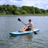 Soltice Watersports 10'6" Rambler Inflatable Stand-Up Paddleboard\/Kayak 2-In-1 Kit w\/Seat  Convertible Paddle - Blue [36200]