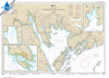 Waterproof NOAA Chart 13398: Passamaquoddy Bay and St. Croix River; Beaver Harbor; Saint Andrews; Todds Point