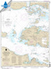 HISTORICAL WATERPROOF NOAA Chart 14774: Round I.: N.Y.: and Gananoque: Ont.: to Wolfe I.: Ont.