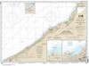 HISTORICAL NOAA Chart 14823: Sturgeon Point to Twentymile Creek;Dunkirk Harbor;Barcelona Harbor