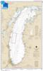Large Format NOAA Chart 14901: Lake Michigan (Mercator Projection)