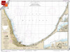 Small Format NOAA Chart 14905: Waukegan to South Haven;Michigan City;Burns International Harbor;New Buffalo