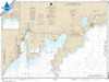 HISTORICAL WATERPROOF NOAA Chart 14908: Dutch Johns Point to Fishery Point: including Big Bay de Noc and Little Bay de Noc;Manistique