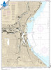 Waterproof NOAA Chart 14924: Milwaukee Harbor