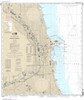 HISTORICAL NOAA Chart 14928: Chicago Harbor