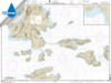 Waterproof HISTORICAL NOAA Chart 16478: Tagalak Island to Great Sitkin Island;Sand Bay-Northeast Cove