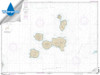 Waterproof HISTORICAL NOAA Chart 16501: Islands of Four Mountains