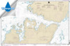 HISTORICAL WATERPROOF NOAA Chart 16605: Shuyak Strait and Bluefox Bay