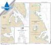 HISTORICAL WATERPROOF NOAA Chart 17337: Harbors in Chatham Strait Kelp Bay;Warm Spring Bay;Takatz and Kasnyku Bays