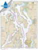 Waterproof NOAA Chart 18441: Puget Sound-northern part