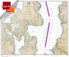 Small Format NOAA Chart 18446: Puget Sound-Apple Cove Point to Keyport;Agate Passage