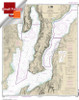 Small Format NOAA Chart 18458: Hood Canal-South Point to Quatsap Point including Dabob Bay