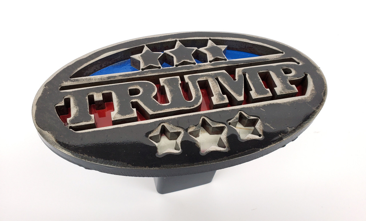 TRUMP Trailer Hitch Cover - Heavy duty steel - Made in USA