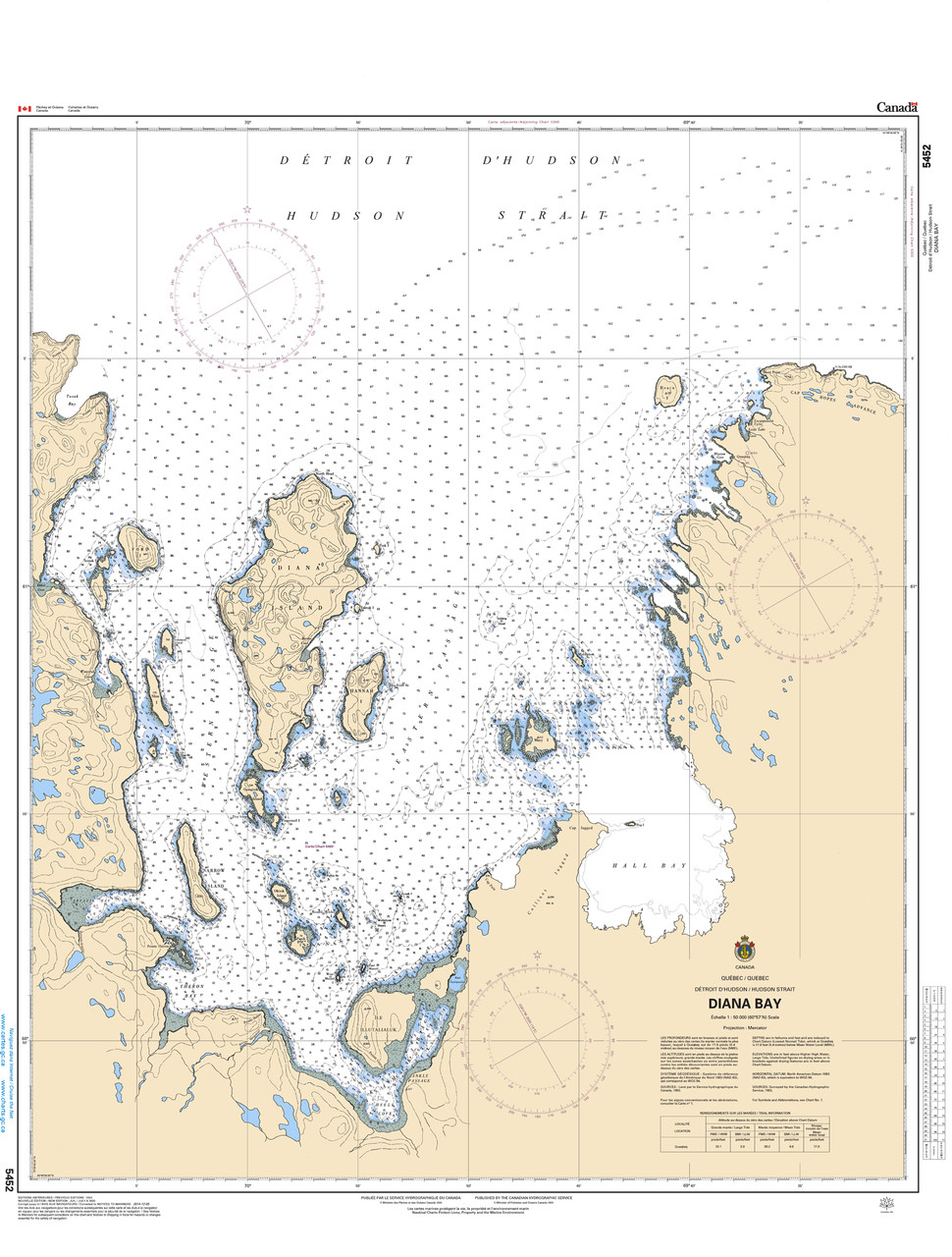 CHS Chart 5452: Diana Bay