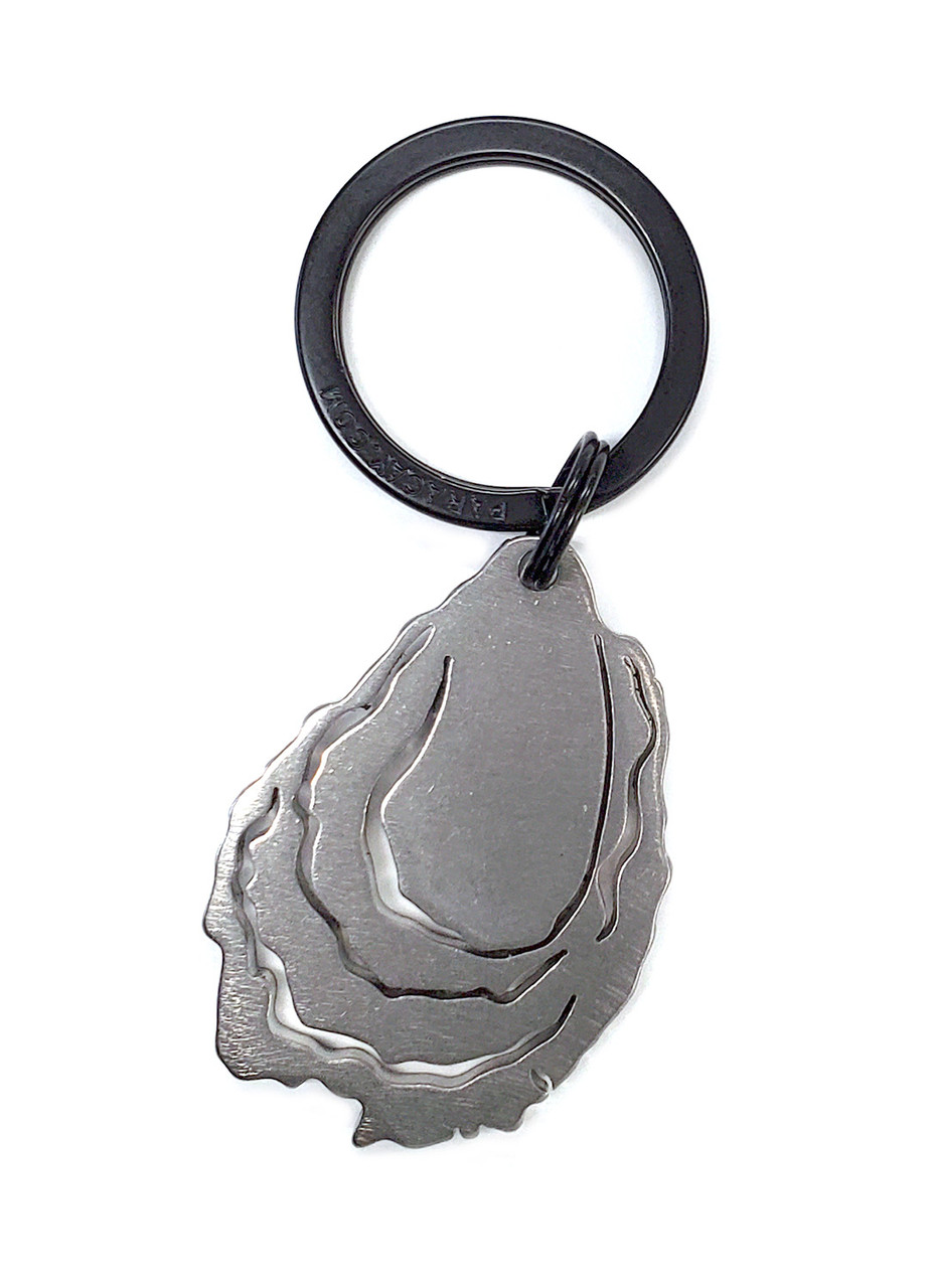 Oyster Stainless-Steel KEYCHAIN