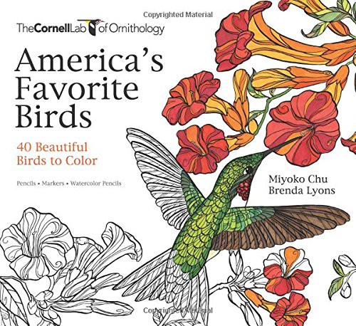 America's Favorite Birds: 40 Beautiful Birds to Color