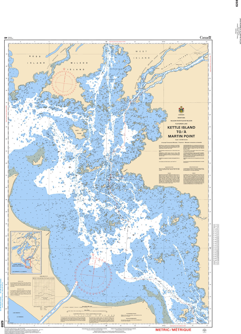 CHS Chart 6259: Kettle Island to/Ã  Martin Point
