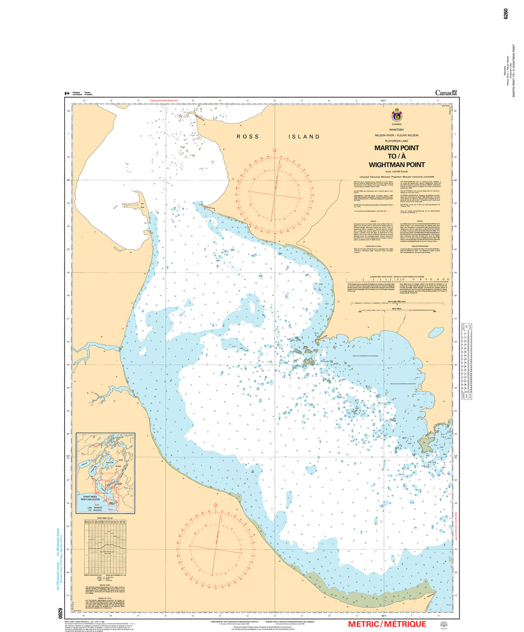 CHS Chart 6260: Martin Point to/Ã  Wightman Point