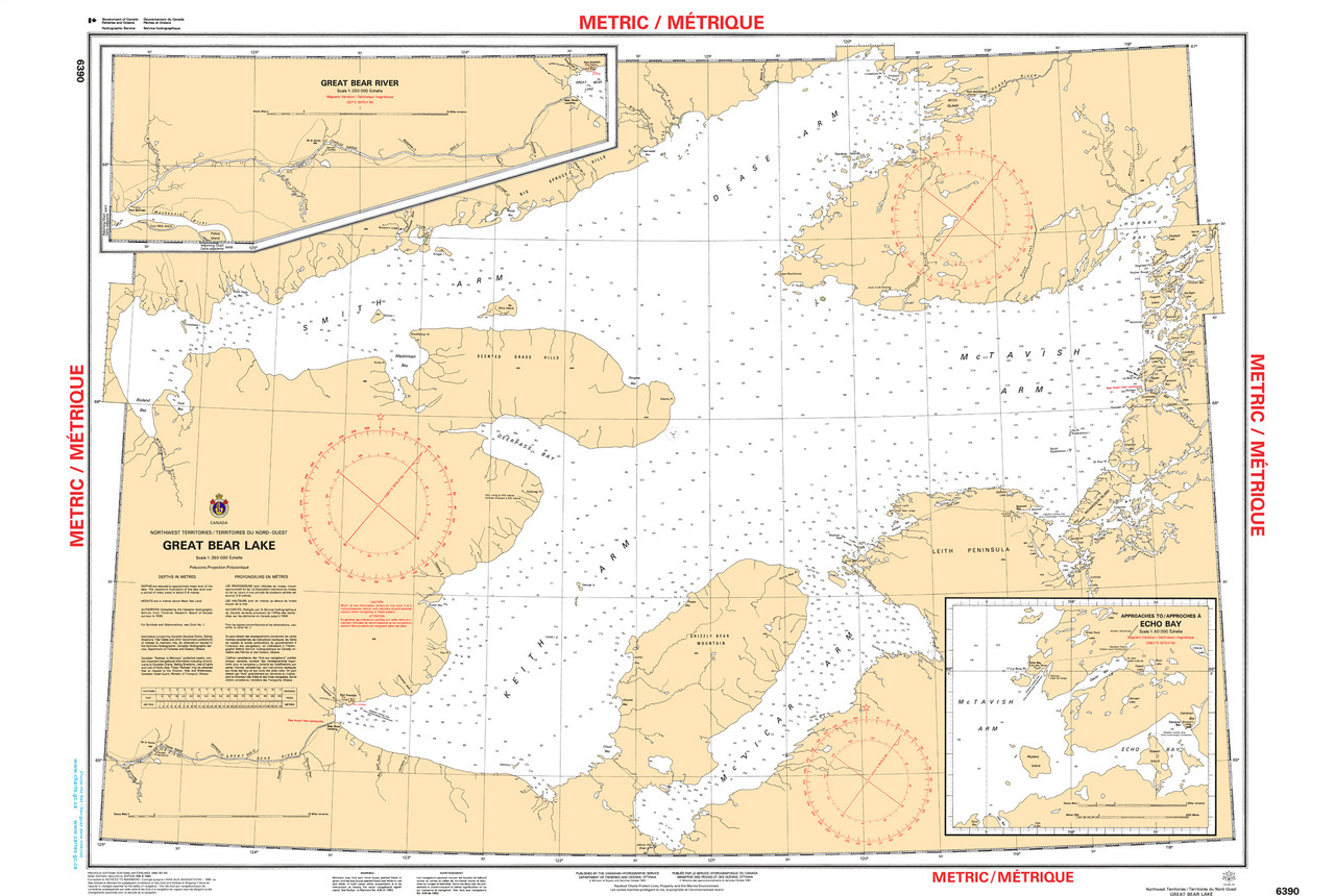 CHS Chart 6390: Great Bear Lake