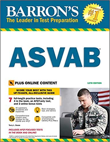 ASVAB with Online Tests (Barron's Test Prep) Twelfth Edition