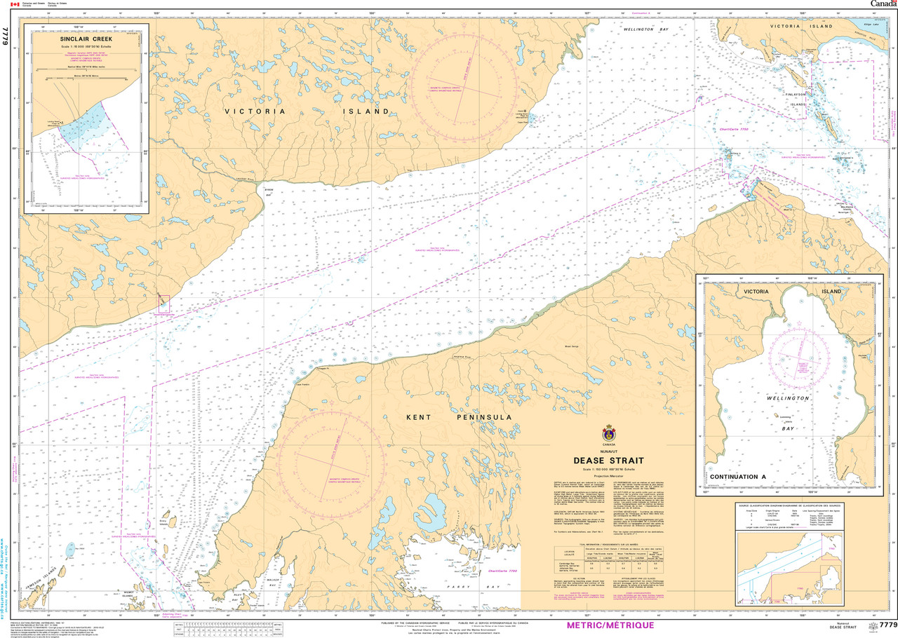 CHS Chart 7779: Dease Strait