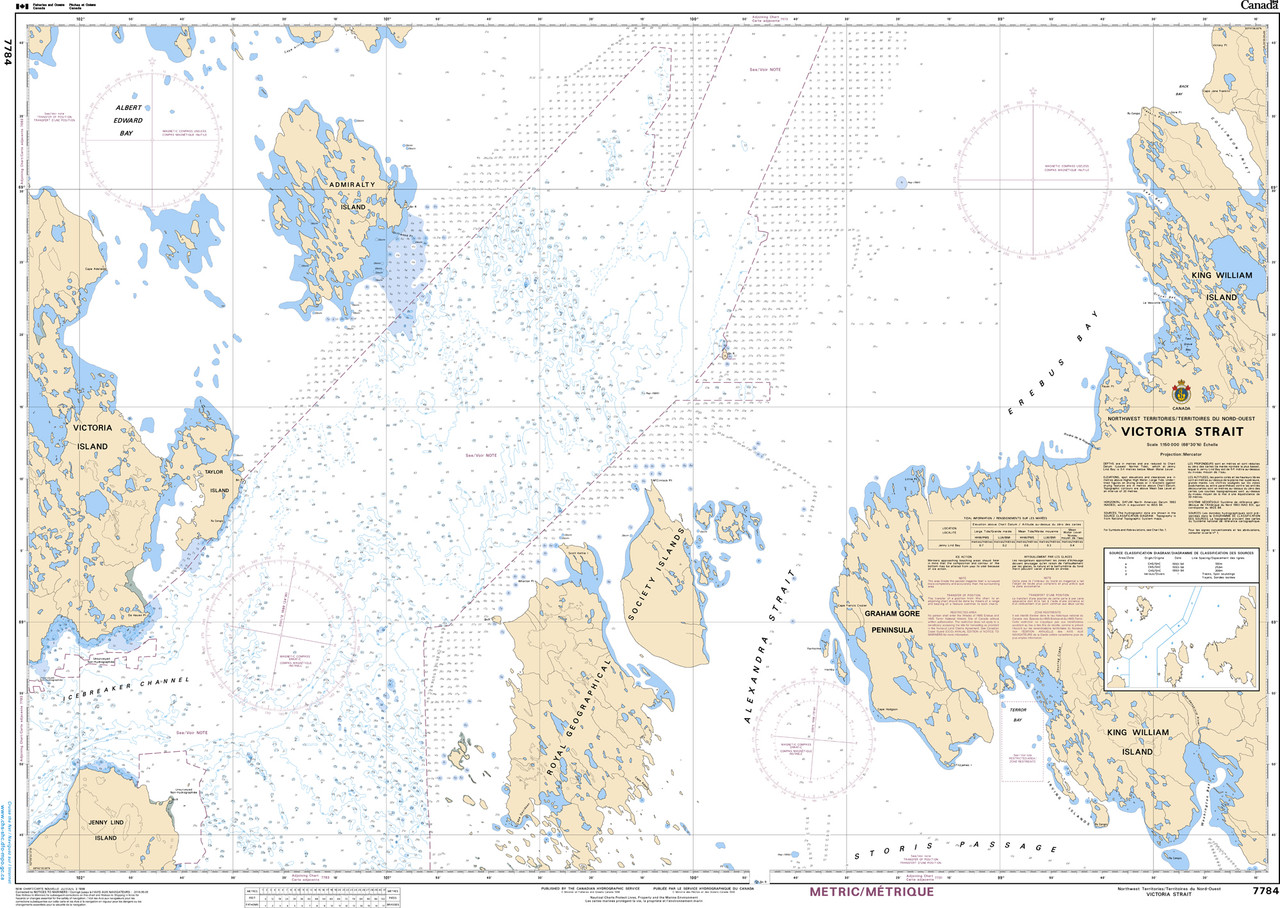 CHS Chart 7784: Victoria Strait