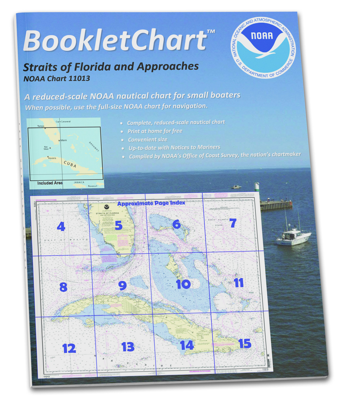 NOAA Booklet Chart 11013: Straits of Florida and Approaches
