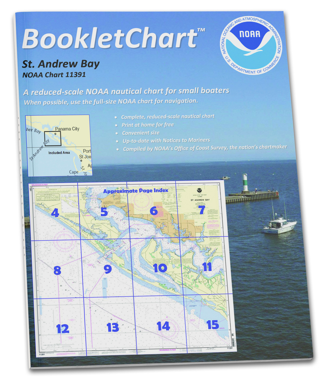 NOAA BookletChart 11391: St. Andrew Bay