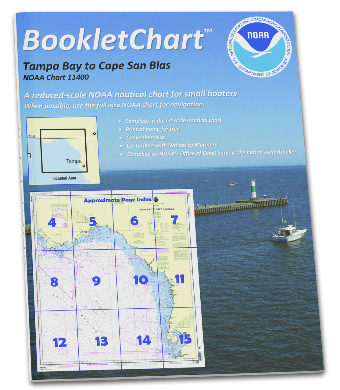NOAA BookletChart 11400: Tampa Bay to Cape San Blas