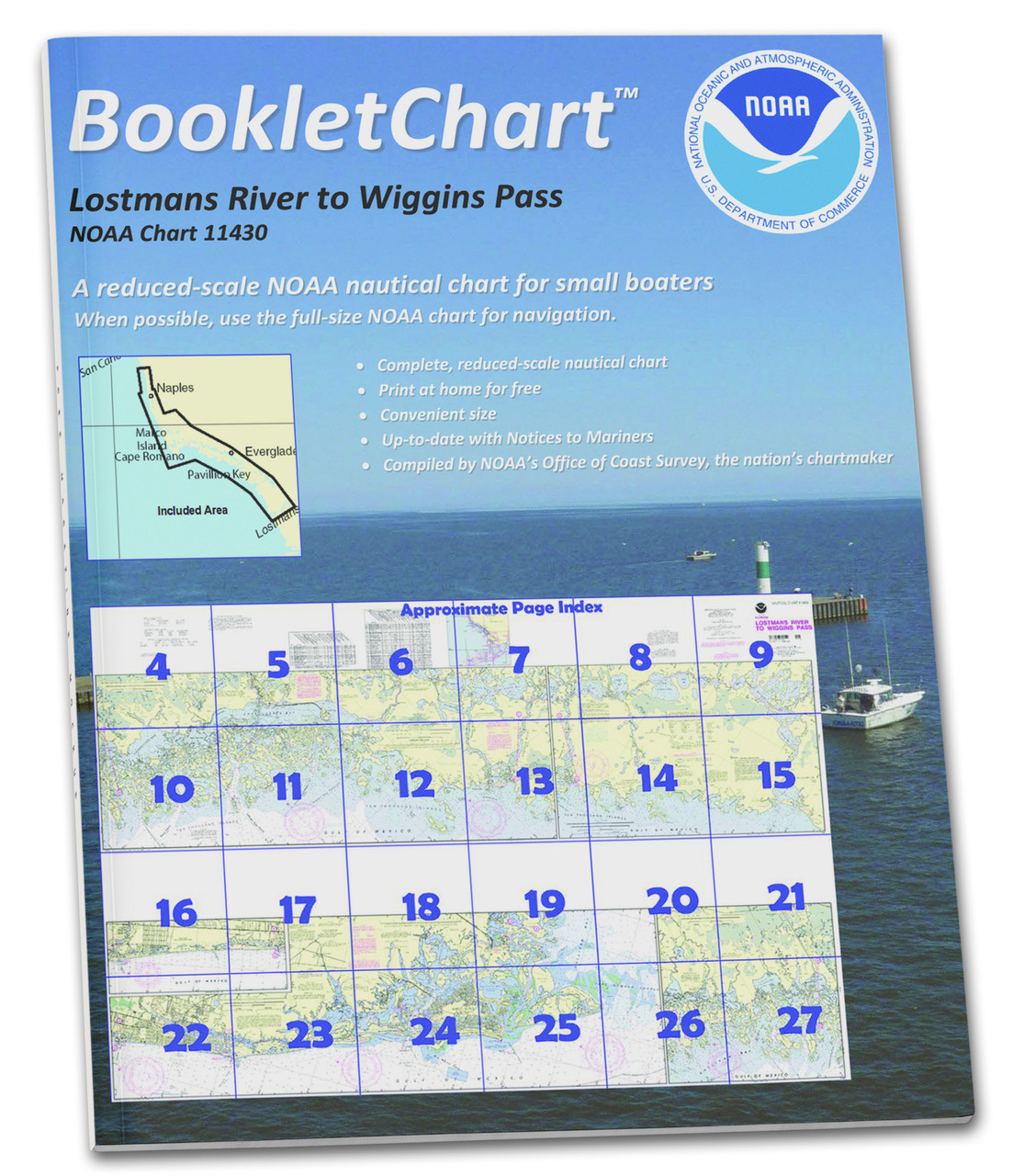 NOAA BookletChart 11430: Lostmans River to Wiggins Pass