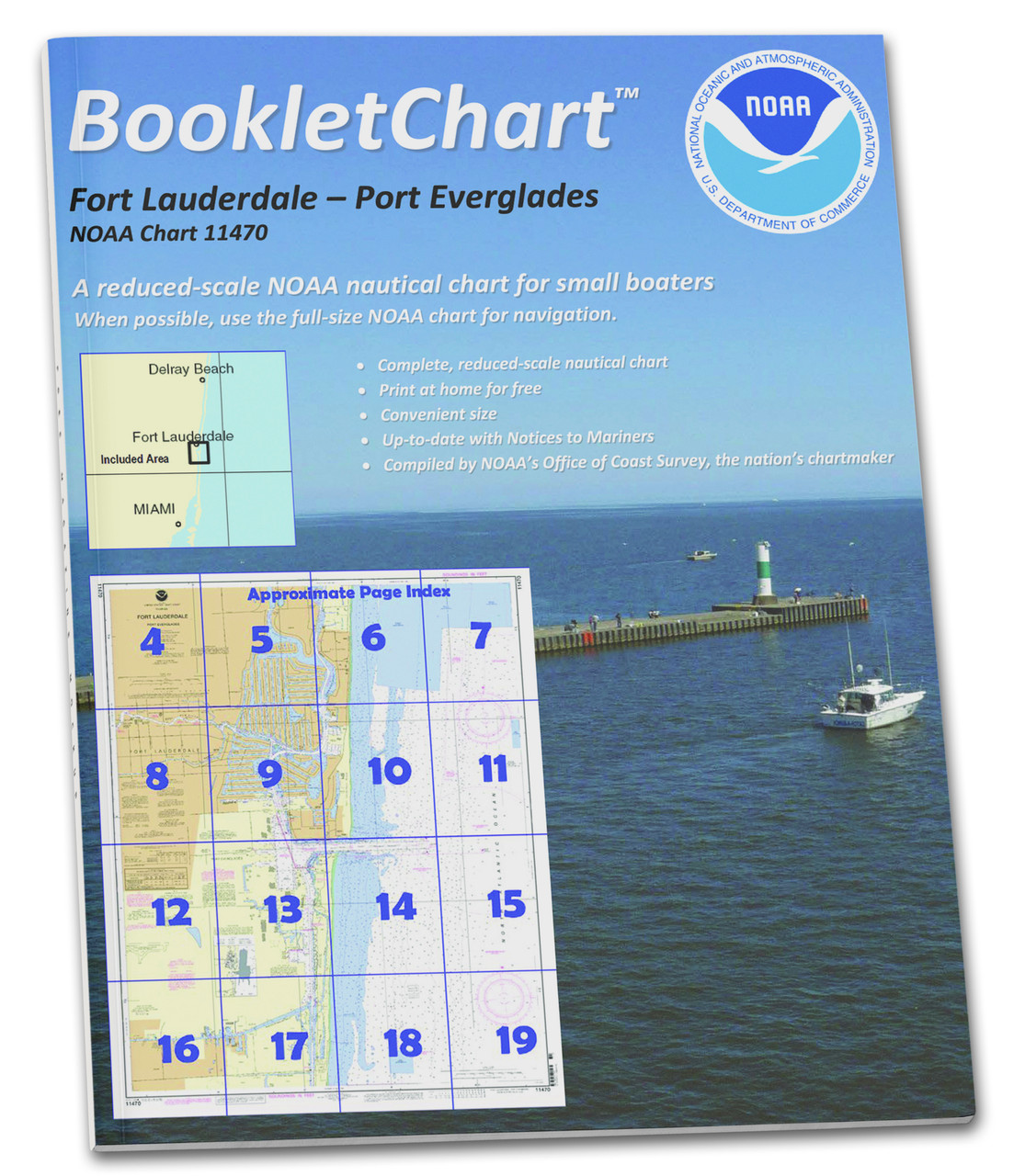 NOAA BookletChart 11470: Fort Lauderdale Port Everglades