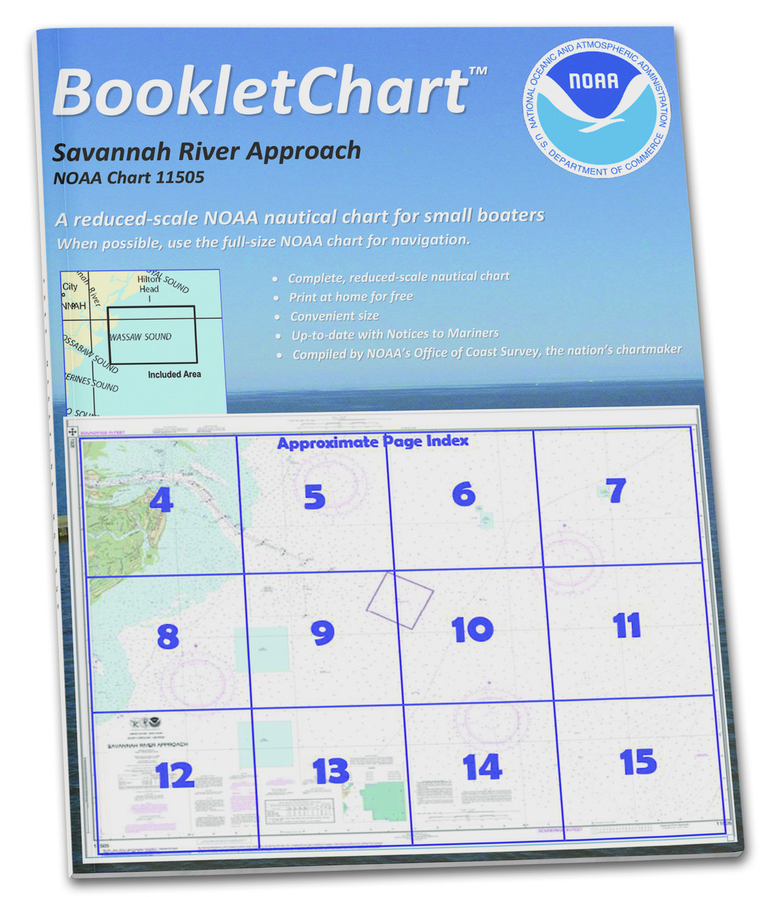 NOAA Booklet Chart 11505: Savannah River Approach NOAA Booklet Chart 11505: Savannah River Approach
