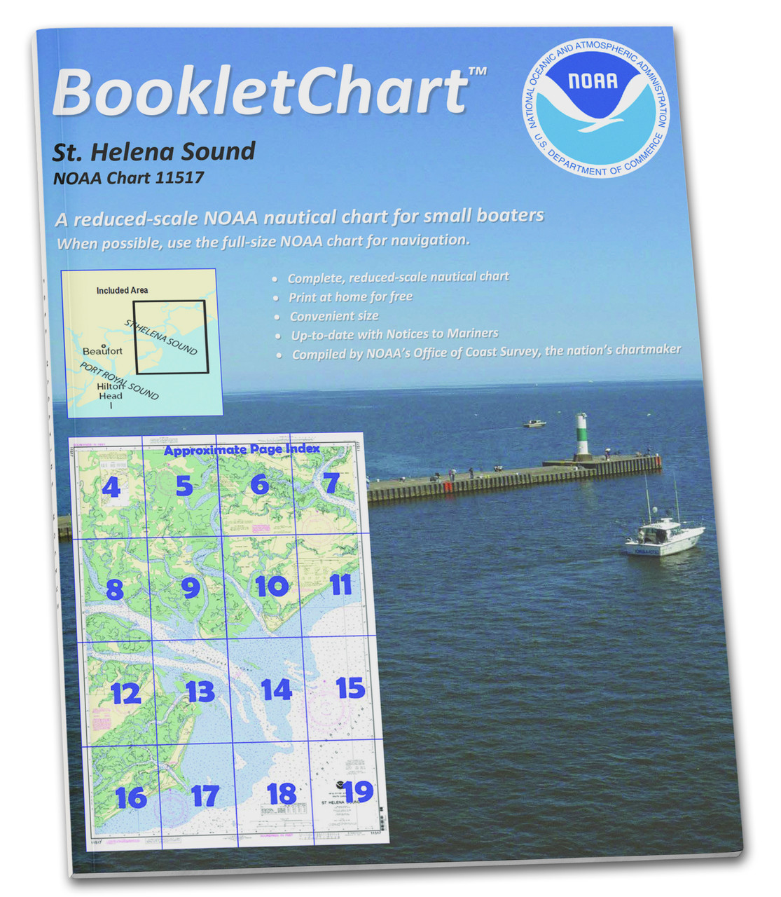 HISTORICAL NOAA BookletChart 11517: St. Helena Sound