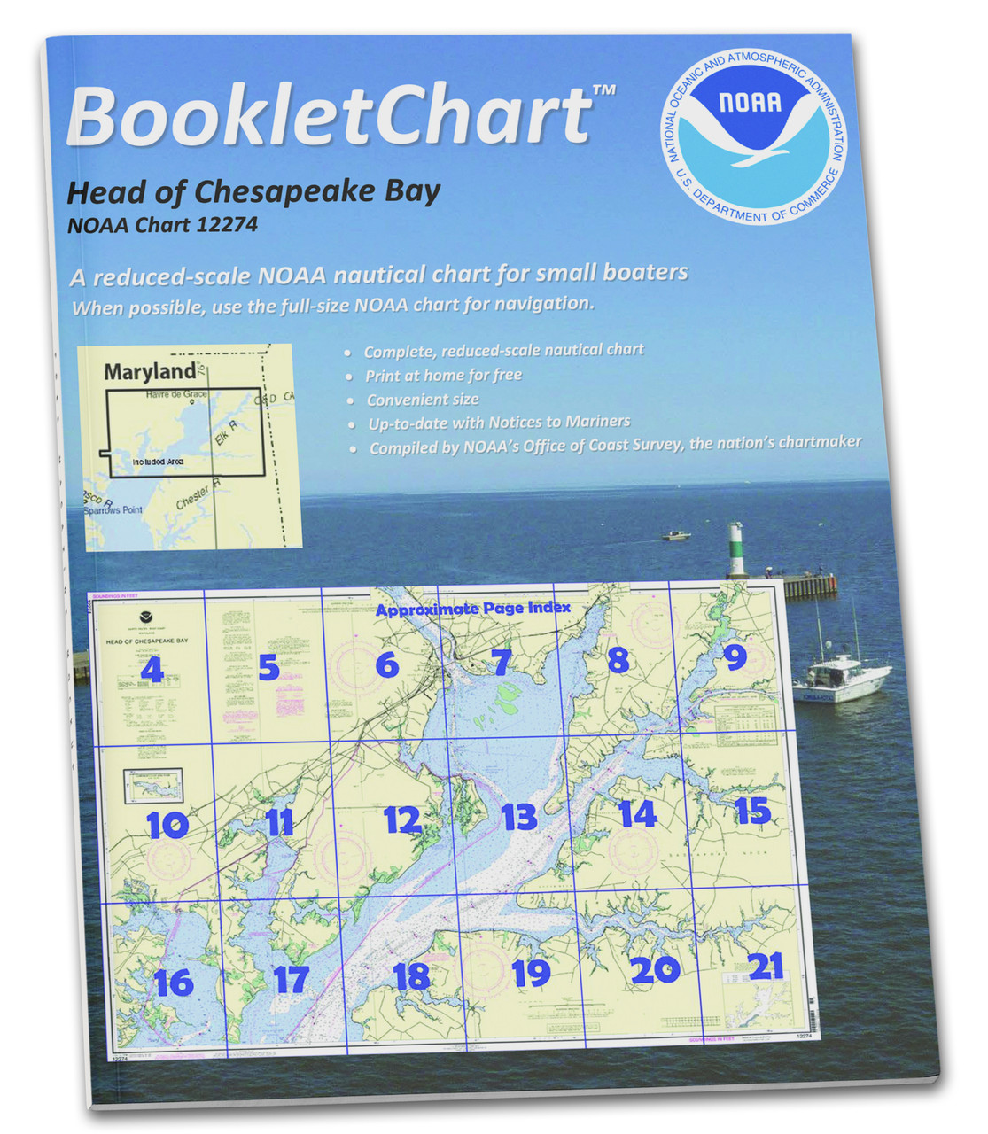 NOAA BookletChart 12274: Head of Chesapeake Bay
