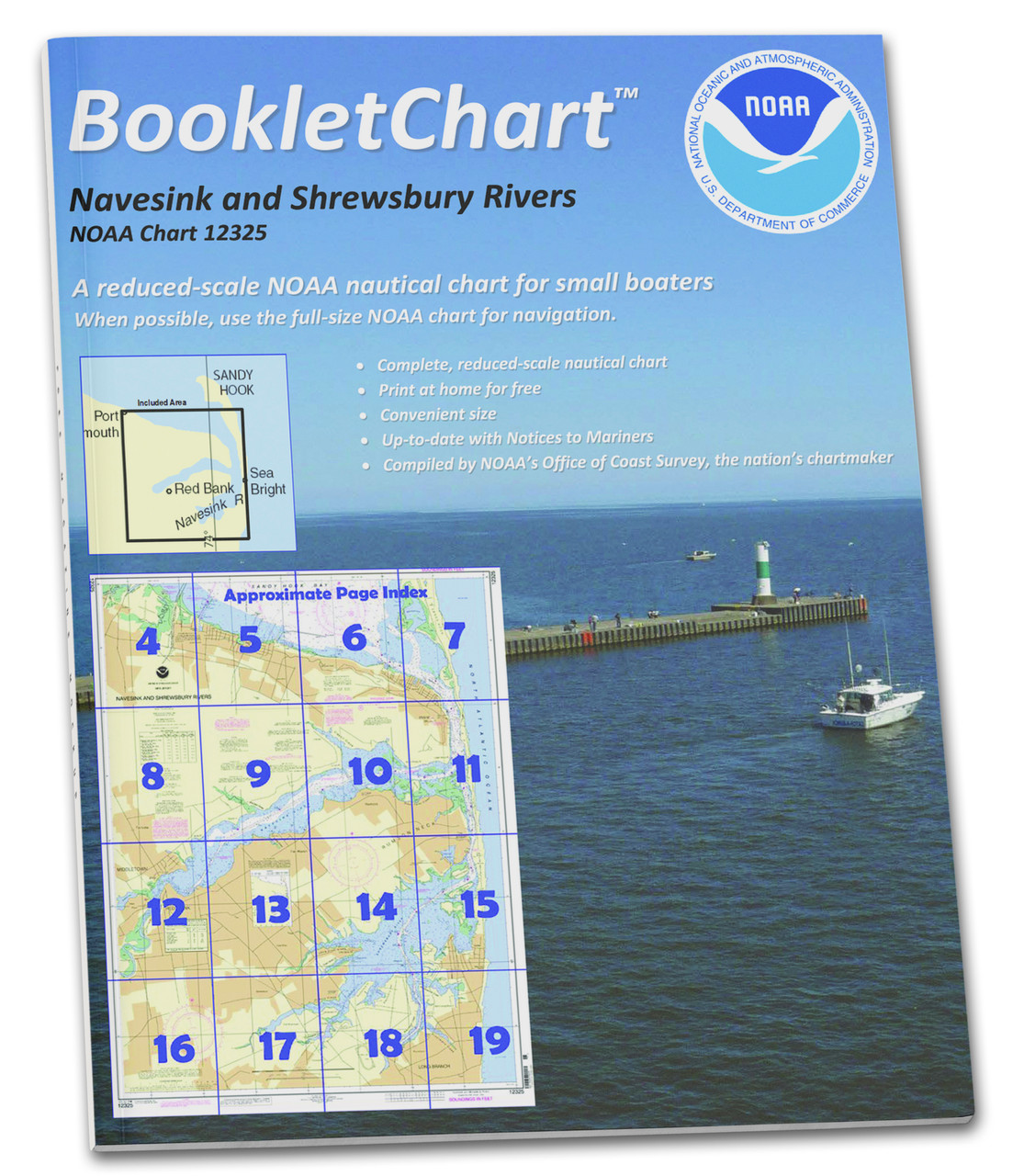 NOAA BookletChart 12325: Navesink and Shrewsbury Rivers
